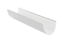 Желоб 115мм, ПВХ, серия Стандарт, 3м, цвет Белый