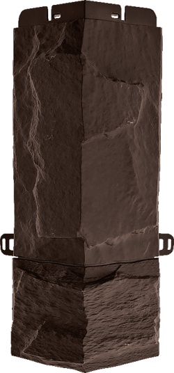 НАРУЖНЫЙ УГОЛ ГРАНИТ ЭКО, ЦВЕТ КОРИЧНЕВЫЙ