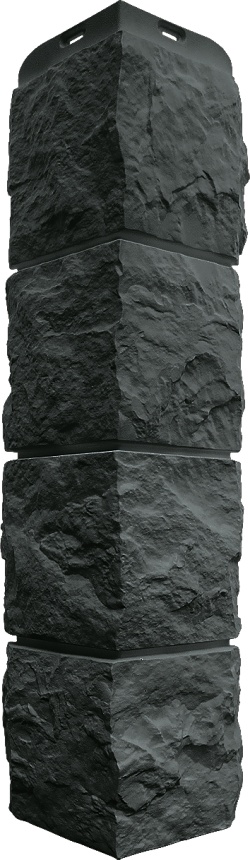 НАРУЖНЫЙ УГОЛ ТУФ ЭКО, ЦВЕТ ГРАФИТ